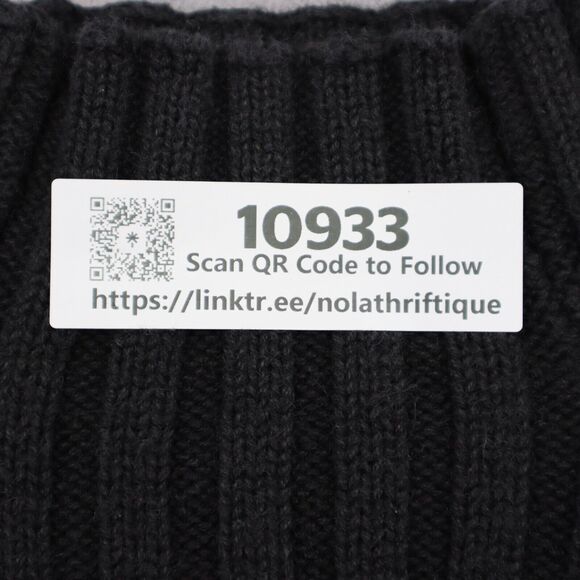 Herman Geist Sweater Women Large Gray Casual Outdoors Preppy Mock Neck Ribbed - Picture 15 of 15